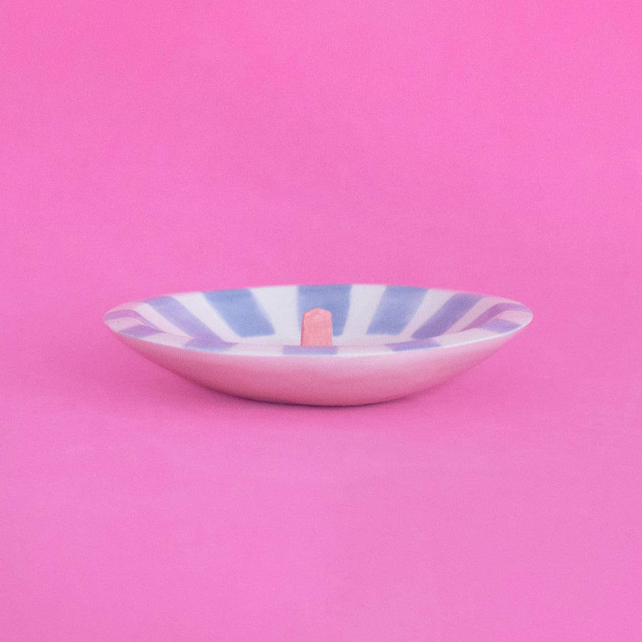 Happy Sun Purple / Ceramic Trinket Dish