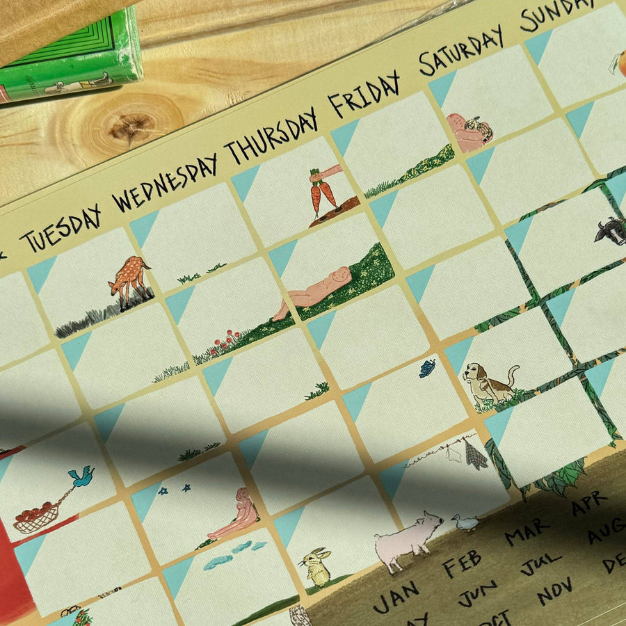 ‘Ordinary Life’ Monthly Calendar Paper Set