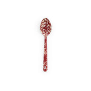Splatter Enamelware Large Slotted Spoon