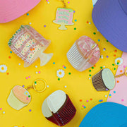 Large Confetti Cake Hair Claw Clip