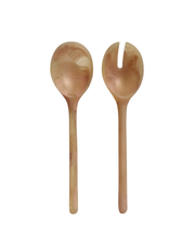 Salad Servers - Coral Set