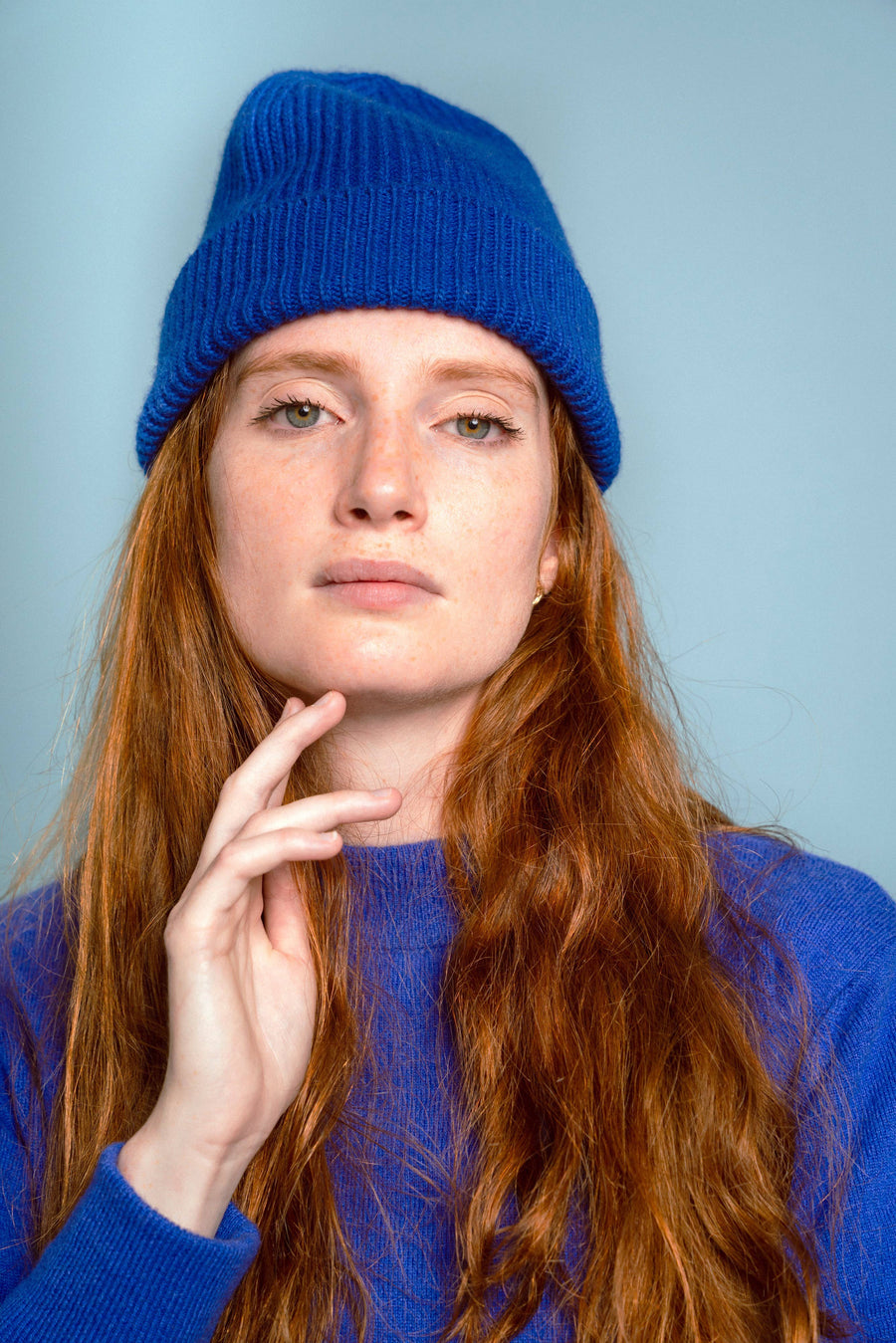KLUE WOOL HAT | Blue