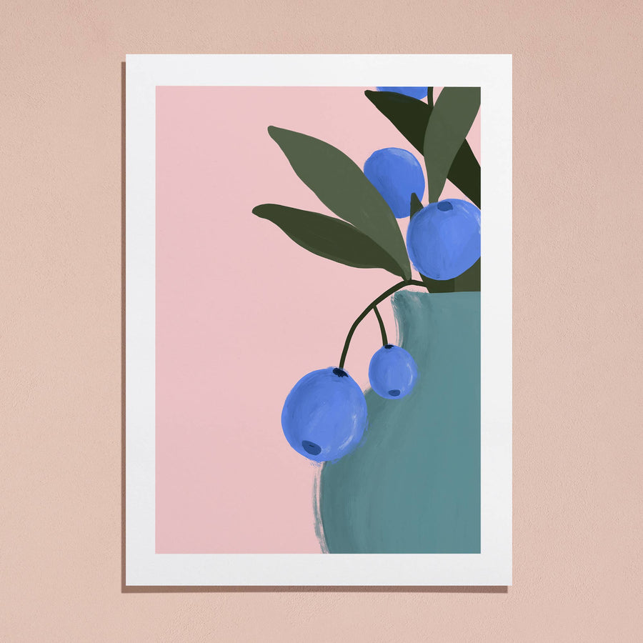 Blueberries Bouquet in Vase