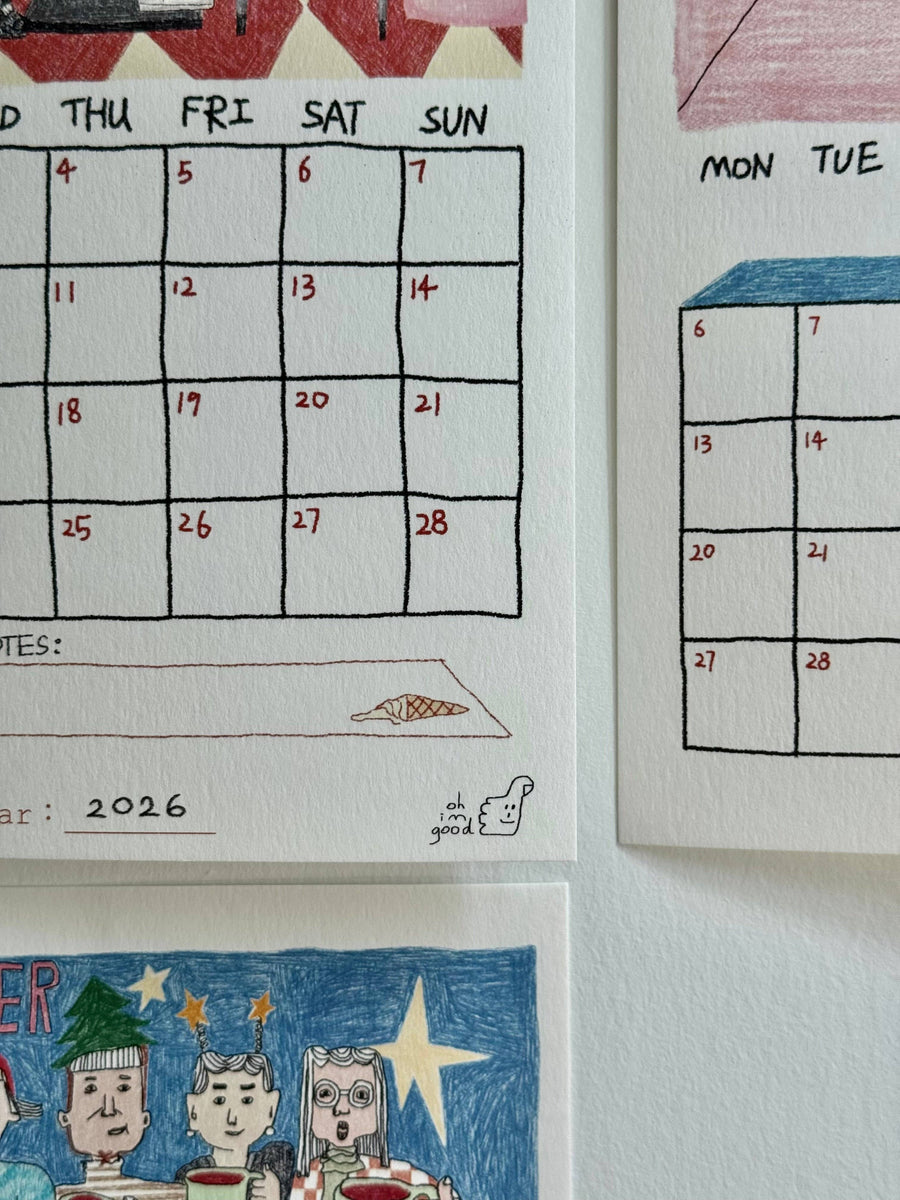 2026 Monthly Calendar