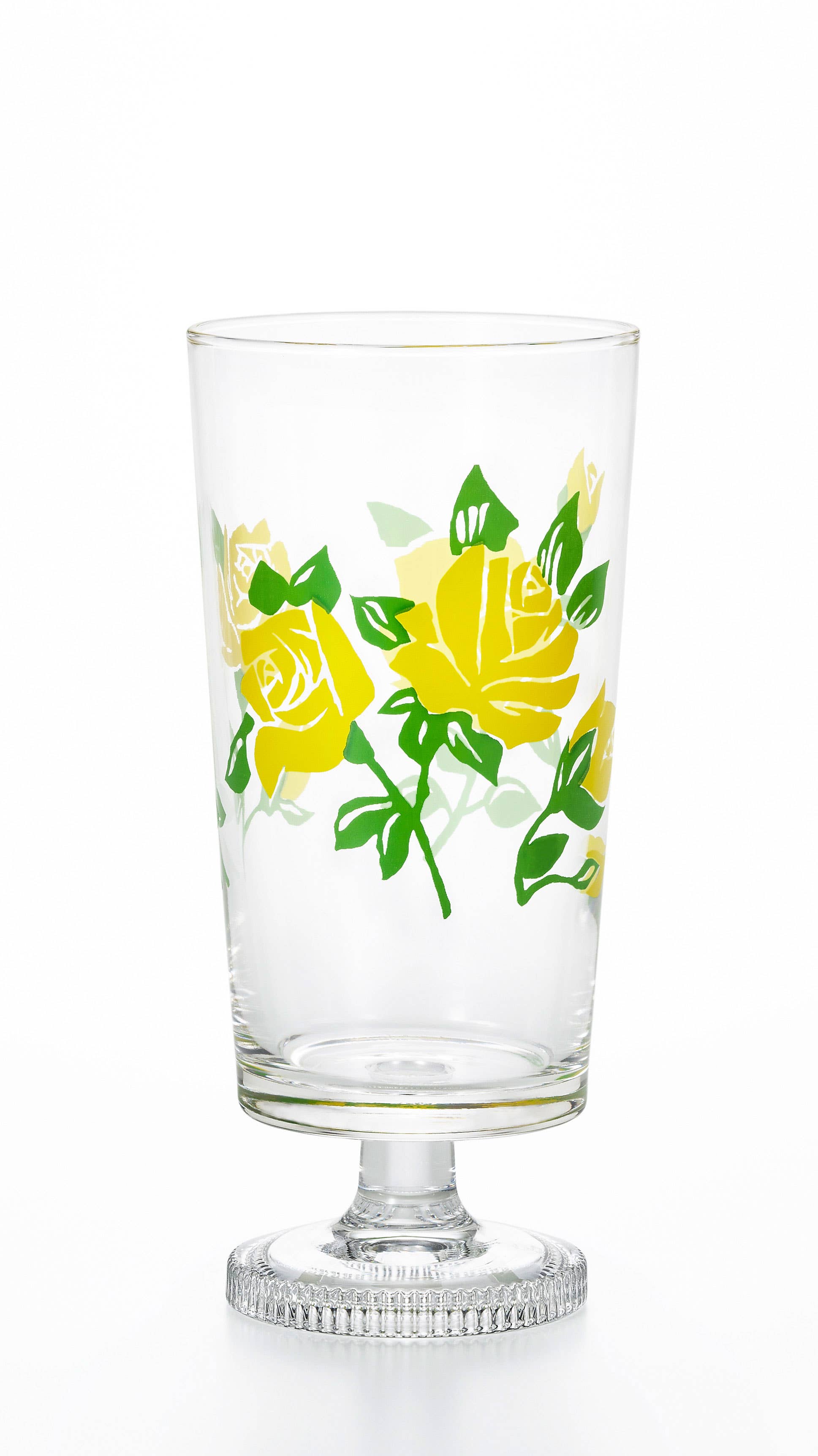 Aderia Retro Rose Footed Parfait Glass