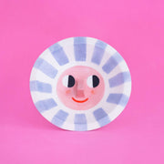 Happy Sun Purple / Ceramic Trinket Dish