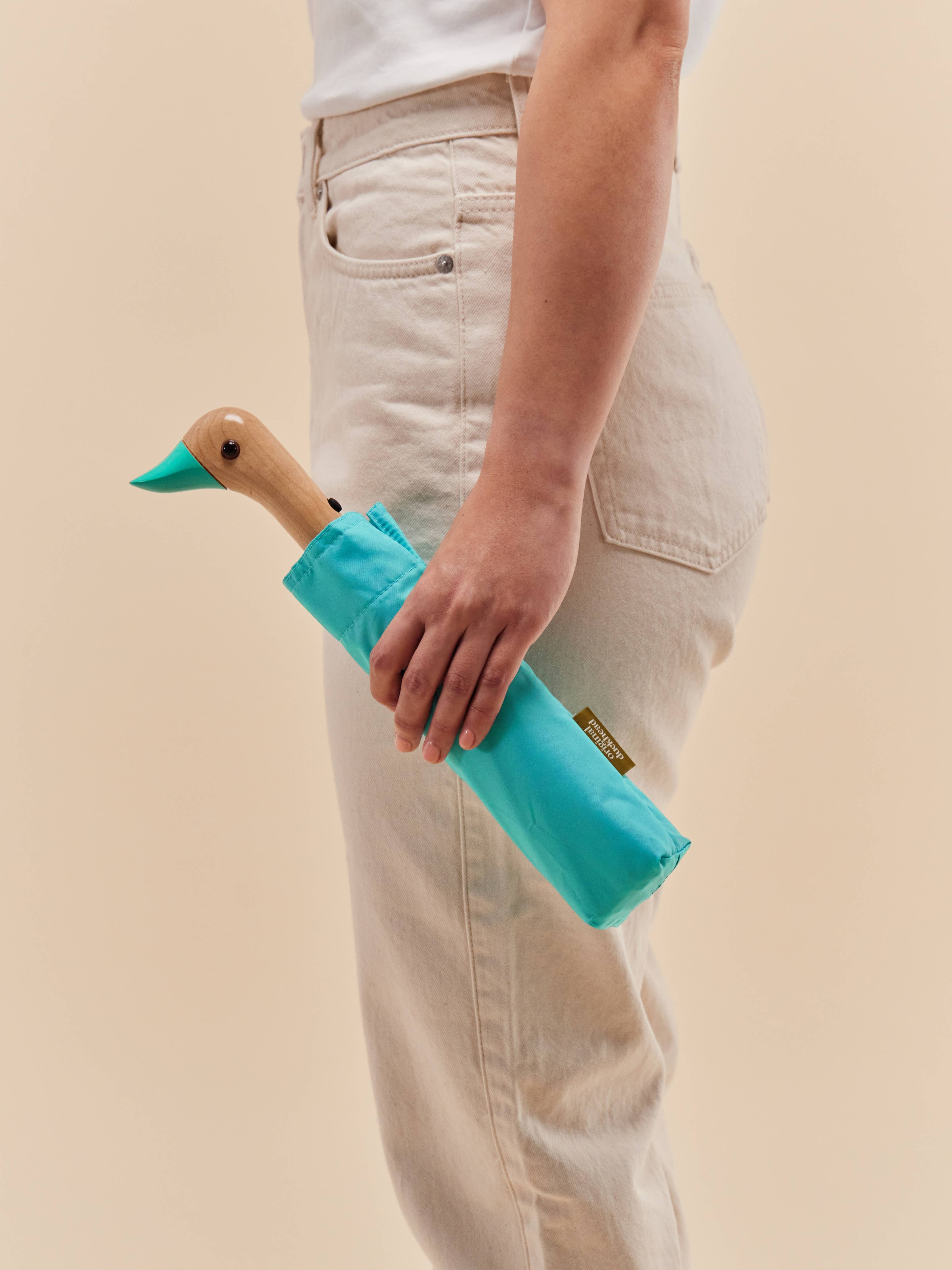 Mint Compact Eco-Friendly Duckhead Umbrella