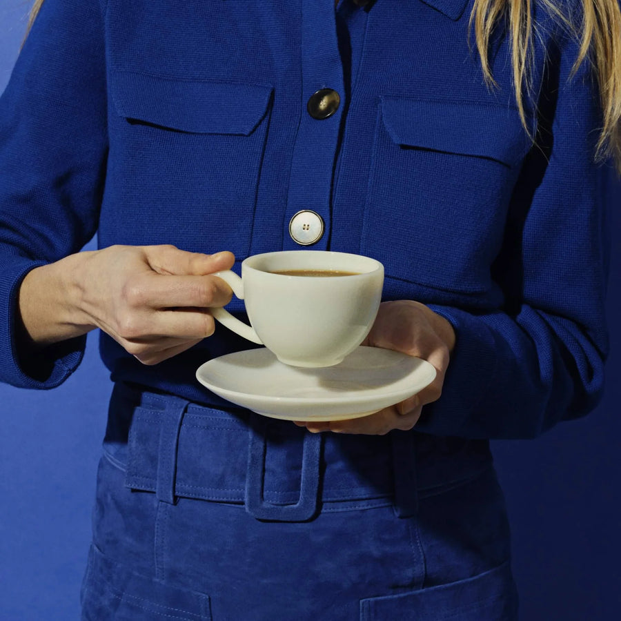 Milk Glass Cup | Almond