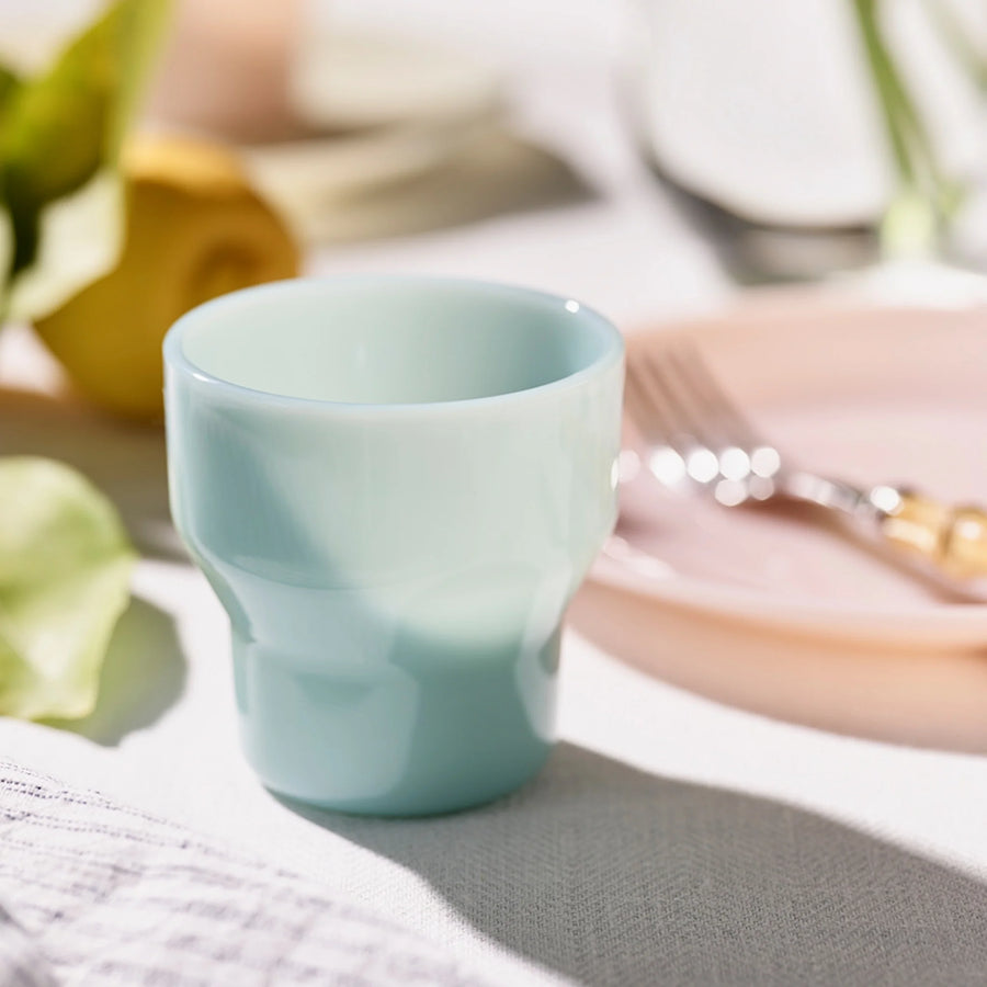 Milk Glass Tumbler | Blue