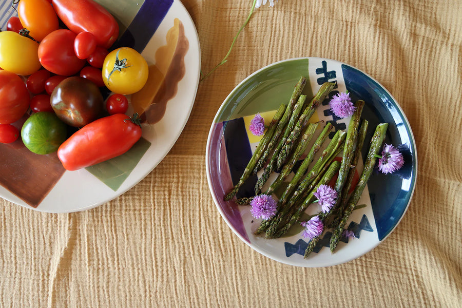 Bouquet Garni Stoneware Ceramic Side Plate
