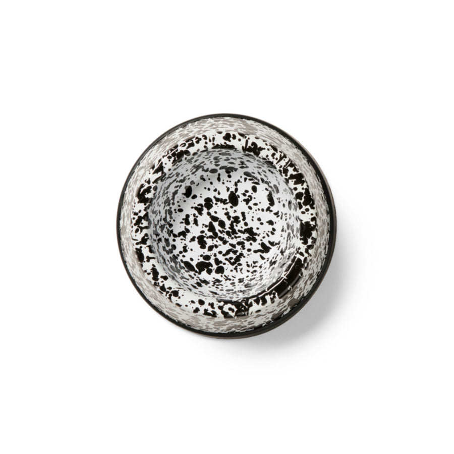 Splatter Enamelware Small Pet Bowl