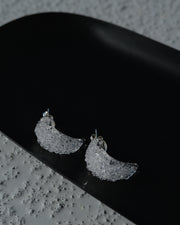 Frost Crescent Earrings