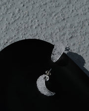 Frost Crescent Earrings