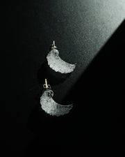 Frost Crescent Earrings