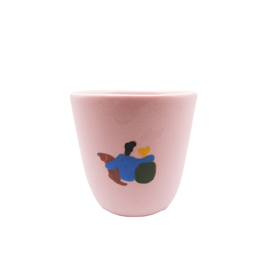 Medium Pink Mug – Family Picture