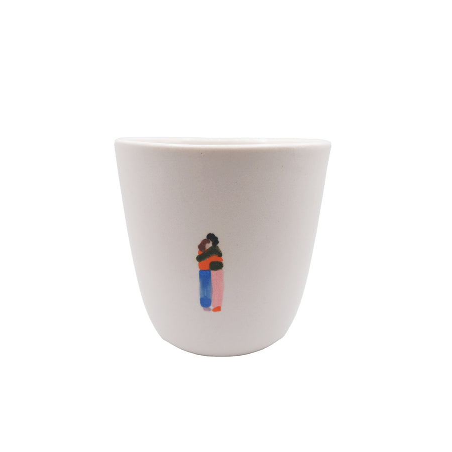 Medium White Mug - The Hug