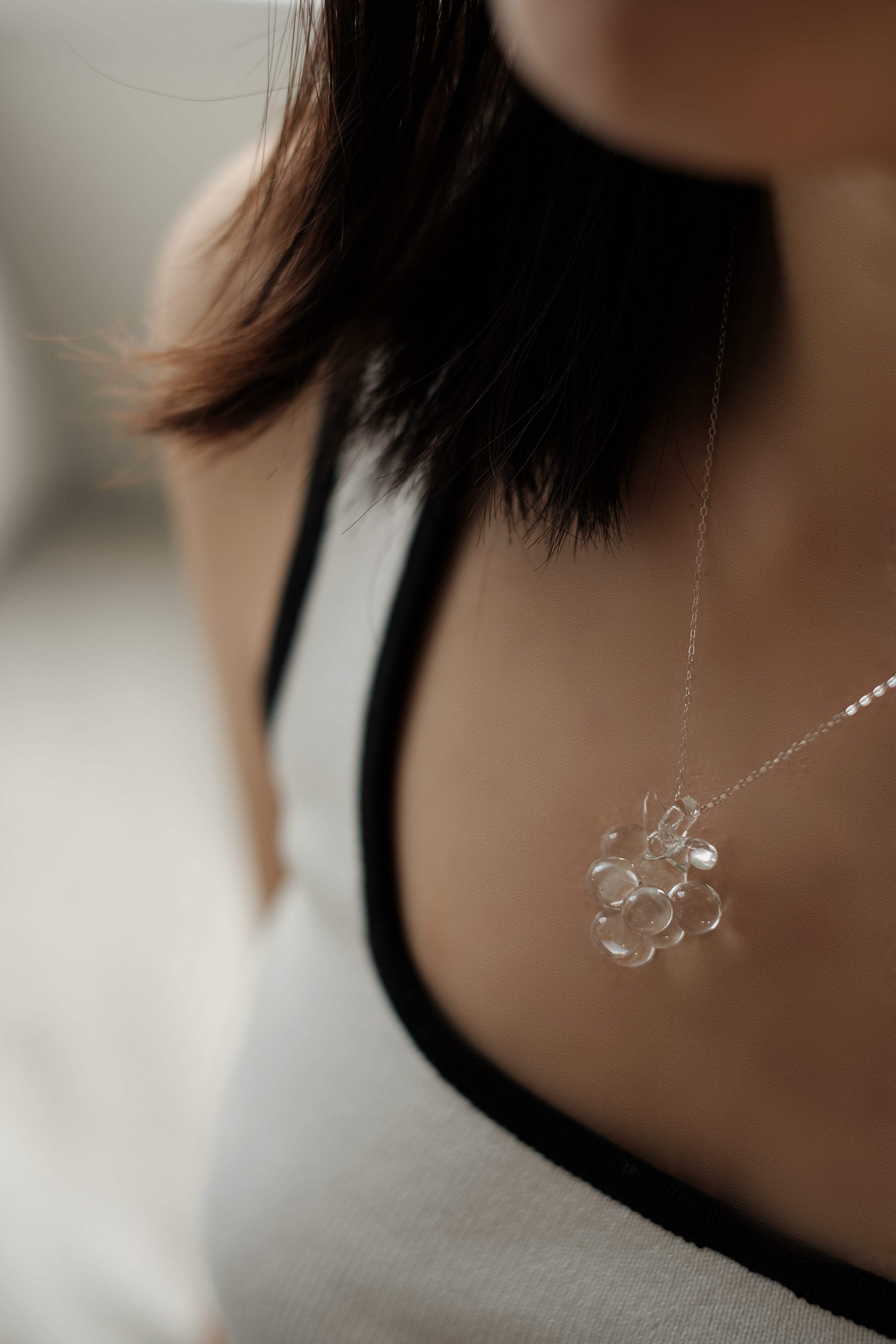 Grape Necklace - Clear