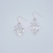Grape Earrings - Clear