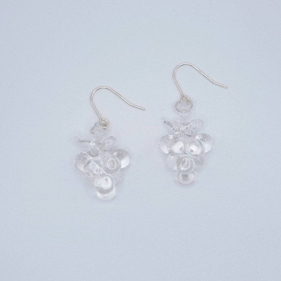 Grape Earrings - Clear