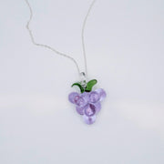 Grape Necklace - Purple