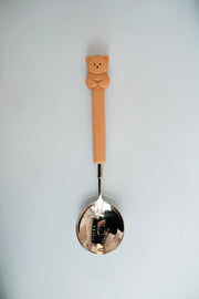 Handcrafted Solid Wood Bear Fork / Spoon
