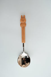 Handcrafted Solid Wood Bunny Fork / Spoon