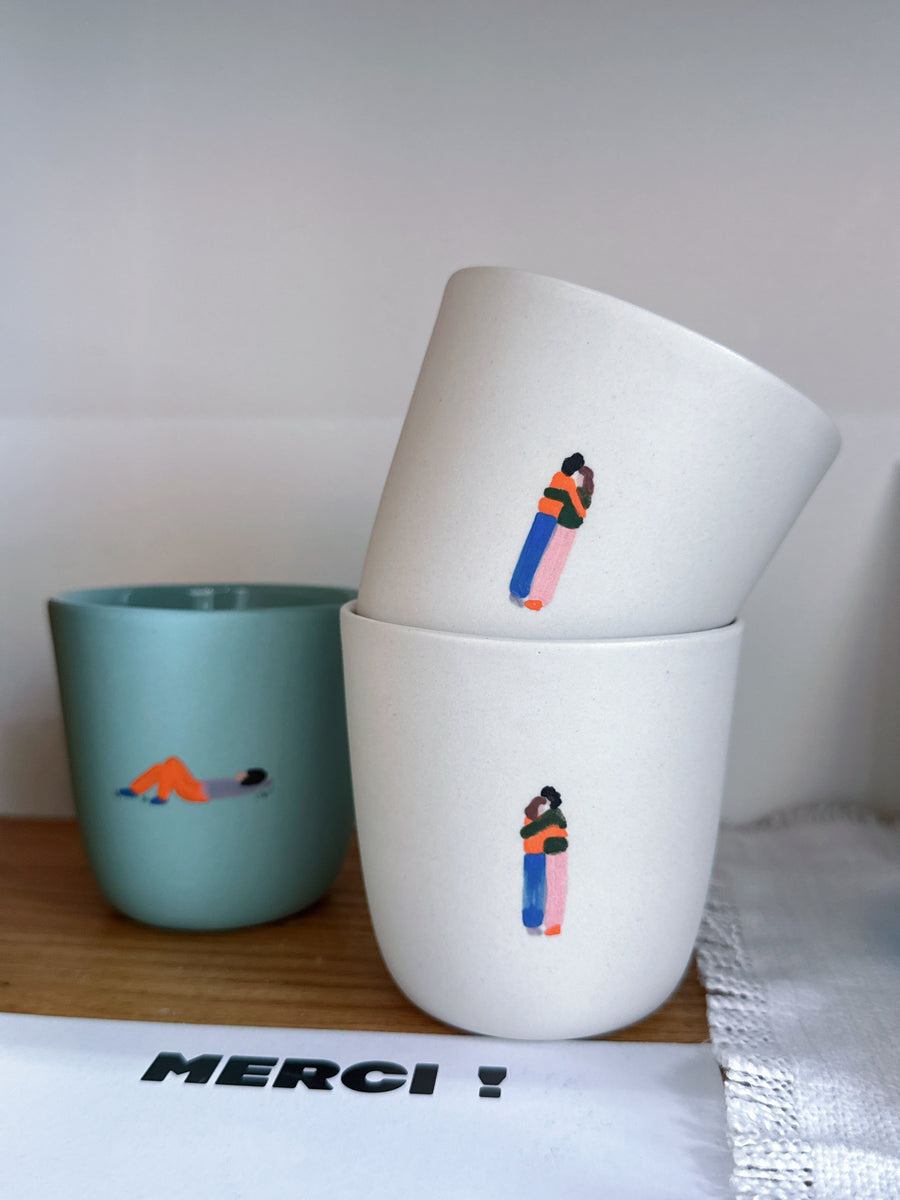 Medium White Mug - The Hug
