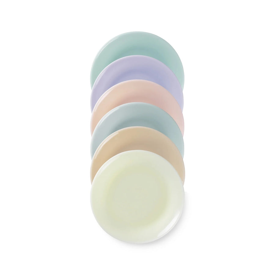 Milk Glass Plate | Almond