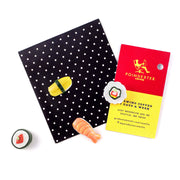 Colorful SUSHI magnets ICONIC packaging s/4
