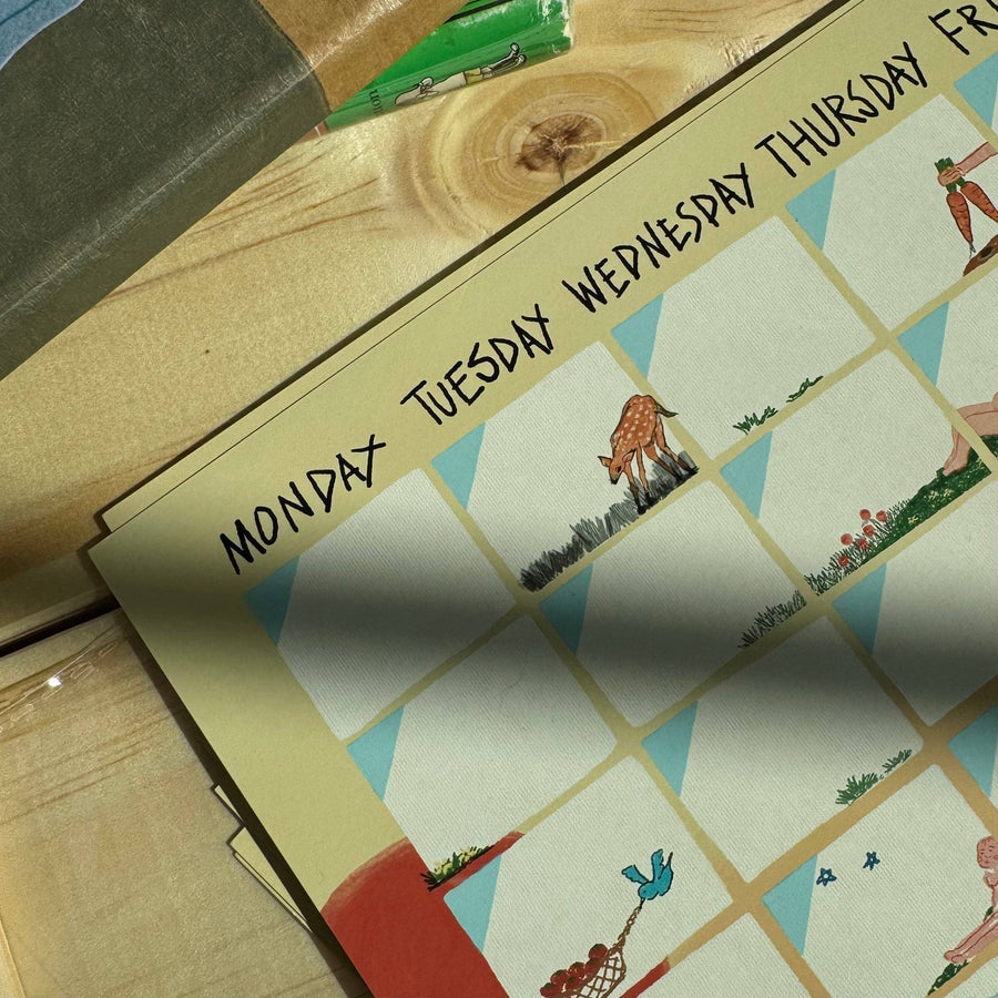 ‘Ordinary Life’ Monthly Calendar Paper Set