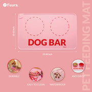 "Dog bar" feeding mat