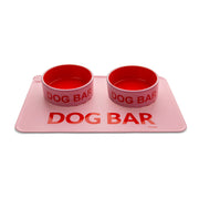 "Dog bar" feeding mat