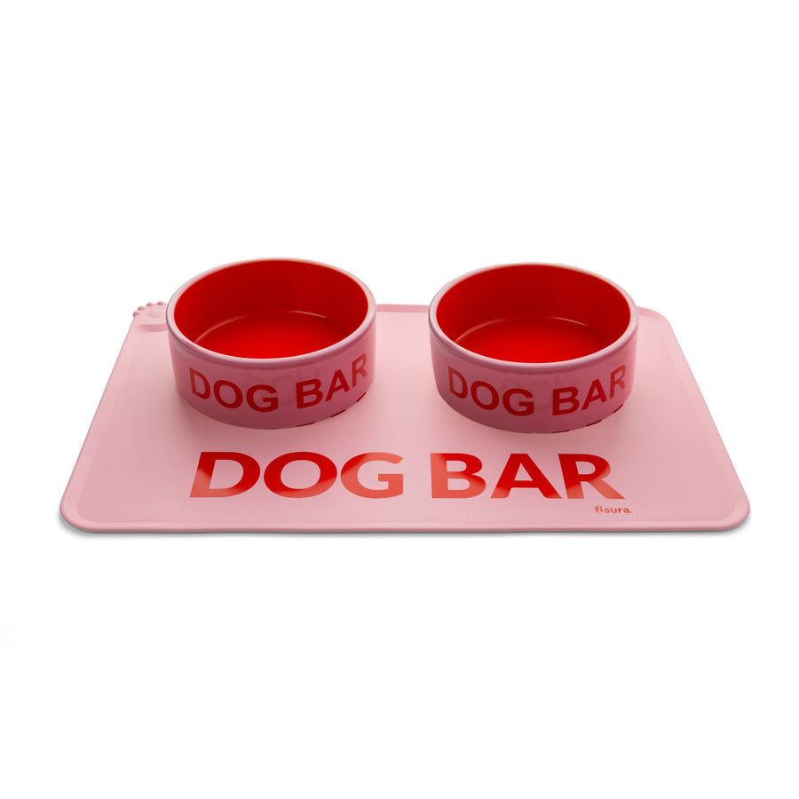 "Dog bar" feeding mat