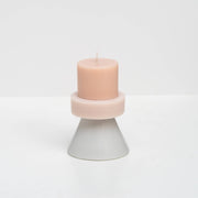 Stack Candle - Mini: Ivory / Lavender / Blue Grey