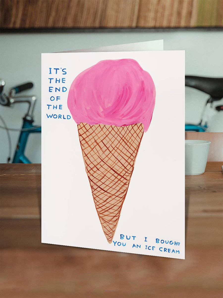 End Of The World Card by David Shrigley