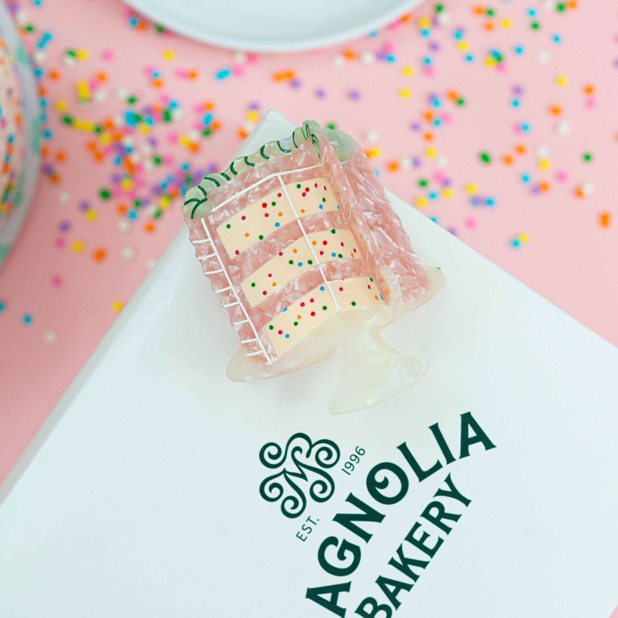 Large Confetti Cake Hair Claw Clip