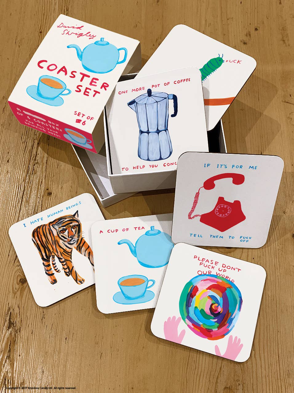 Coaster Set - 6 Designs (Set 2)