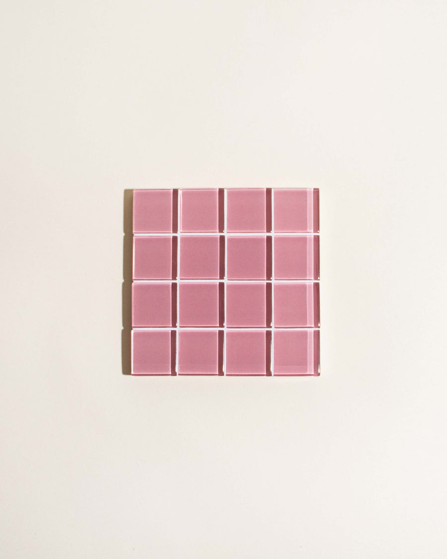 GLASS TILE COASTER - It's Heart