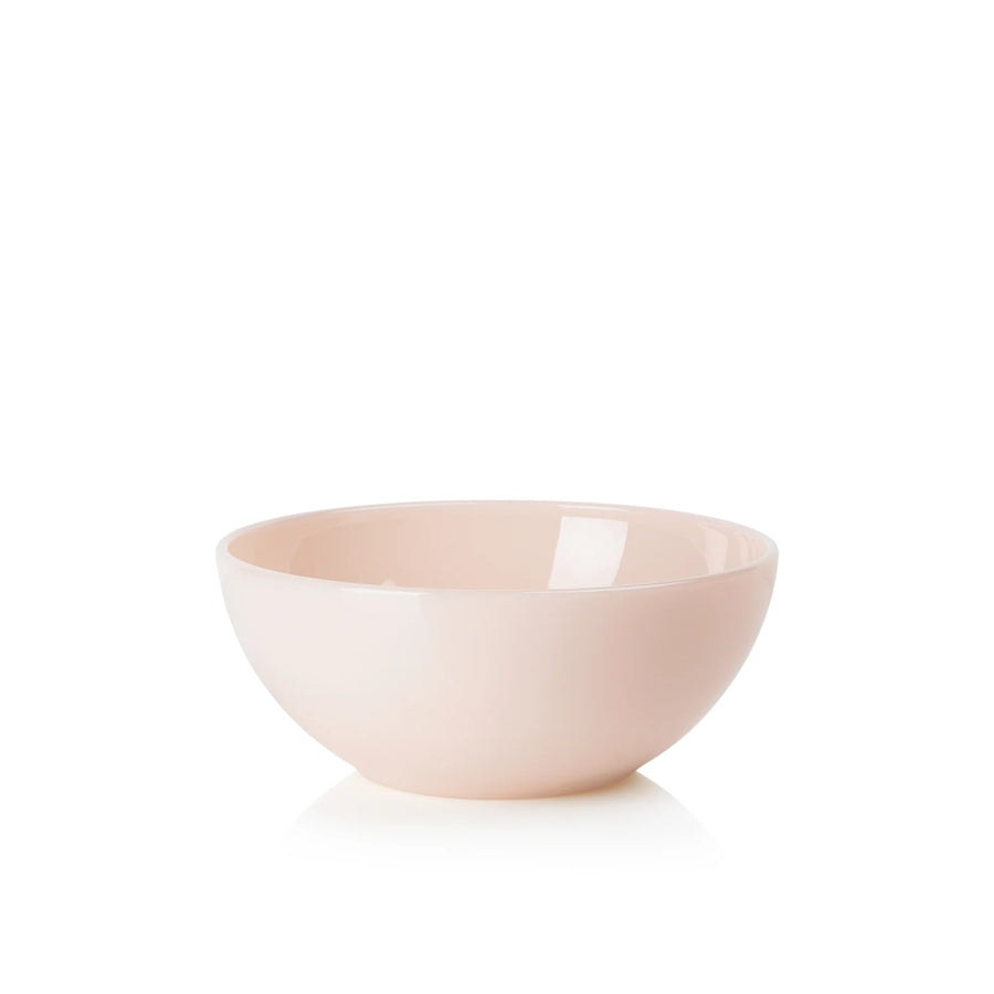 Milk Glass Bowl | Peach