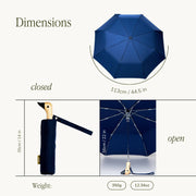 Navy Compact Eco-Friendly Original Duckhead Umbrella