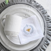 Italian Bee Cocktail Napkin Set (4)
