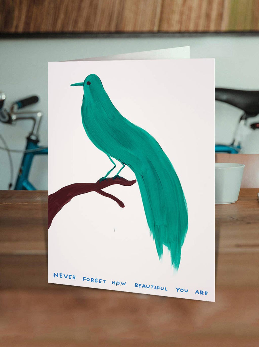 You're Beautiful Card by David Shrigley