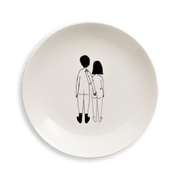 Plate naked couple back