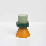 Stack Candle - Mini: Ivory / Lavender / Blue Grey