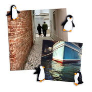 Colorful PENGUIN magnets s/4