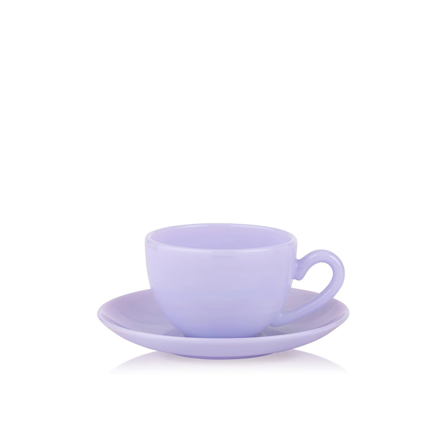 Milk Glass Cup | Lavender