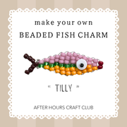 Beaded Fish Charm Craft Kit