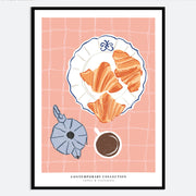 Coffee Croissant Afternoon Tea Pastry