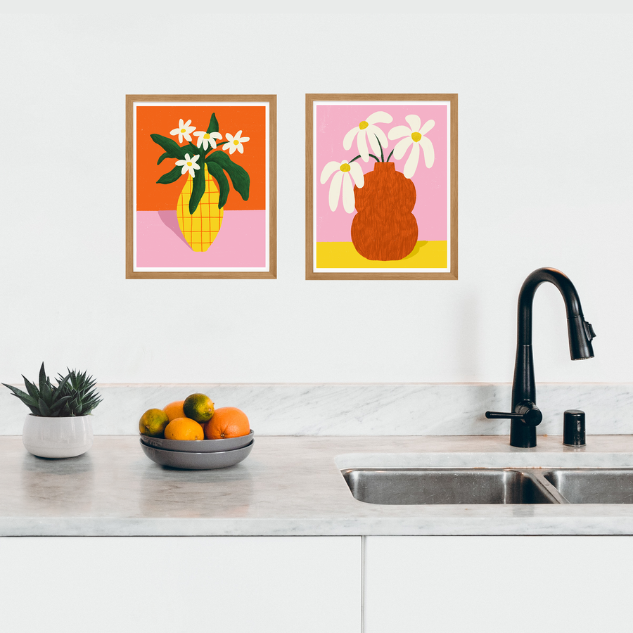 Affiche 'Je me suis acheté des fleurs'