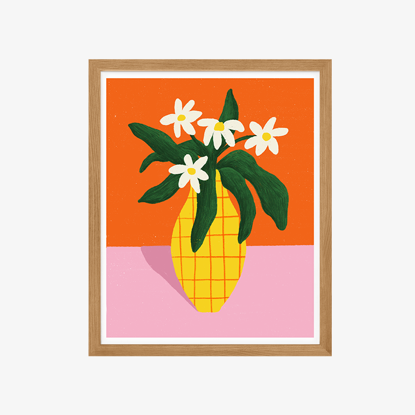 Affiche 'Je me suis acheté des fleurs'
